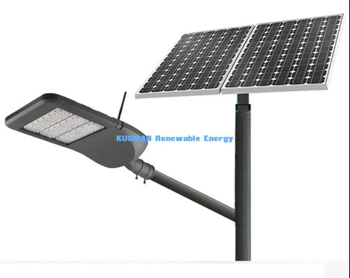 Lampadaire LED intelligent | Solaire, capteur de mouvement, surveillance à distance pour l'éclairage routier
