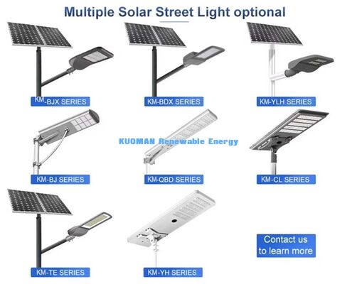 Lampadaire intelligent télécommandé | Wifi / 4G en option, éclairage routier extérieur durable