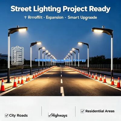 Lampadaire LED LoRaWAN intelligent, gradation à distance 0-10V, contrôleur de lampe unique NEMA, éclairage routier urbain