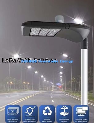 Lampadaire LED LoRaWAN intelligent, gradation à distance 0-10V, contrôleur de lampe unique NEMA, éclairage routier urbain