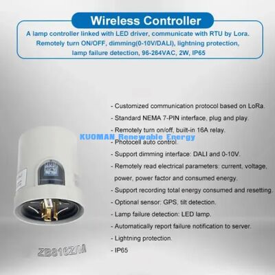 Lampe de route LED intelligente LoRa haute performance, support de conception d'éclairage Dialux, projets routiers gouvernementaux