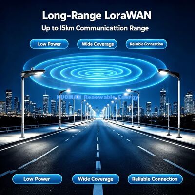 Système professionnel d'éclairage de rue intelligent, fournisseur de solutions complètes de terminal-porte-porte LoRaWAN