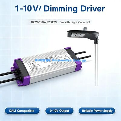 L'éclairage de rue à LED intelligents DALI-dimmable, contrôleur de lampe unique LoRa, projet d'éclairage de village intelligent