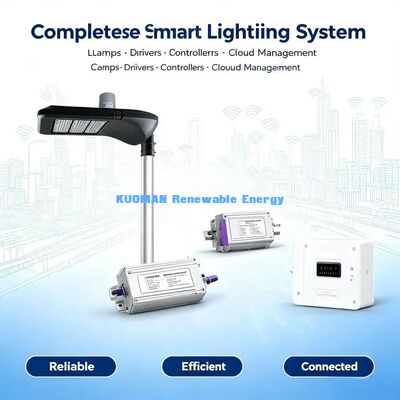 Lampadaire intelligent IoT basse consommation, courant de veille 200nA, lampe de ville à longue autonomie